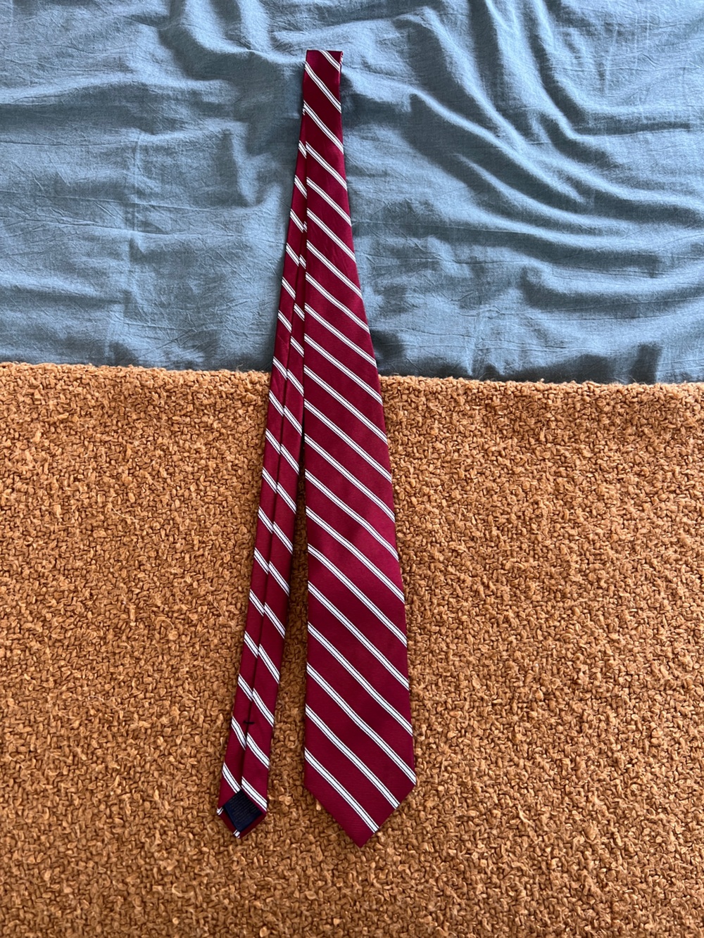 Vintage Brooks Brothers Red Striped Silk Tie